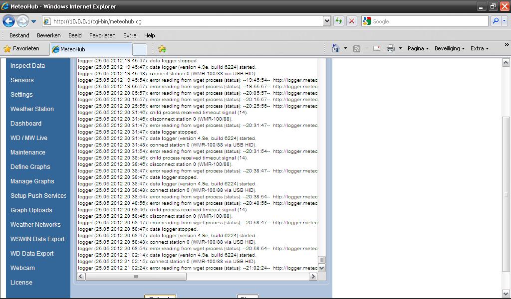 log file for WMR88