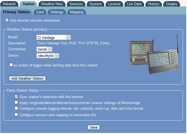 Setup in VPro2