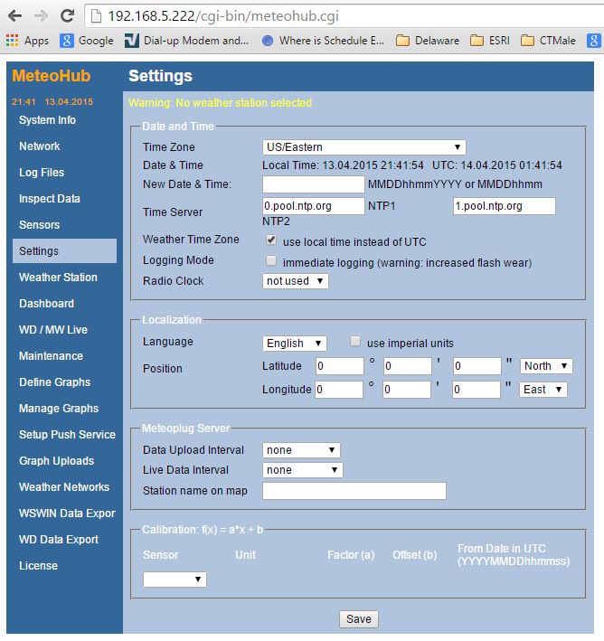 i just checked the &quot;use local time&quot; box
