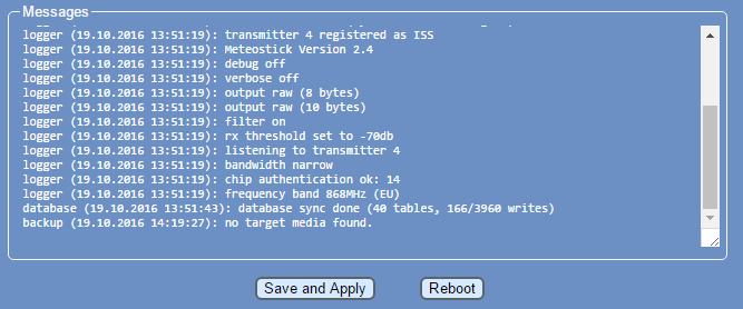 System Messages Logger